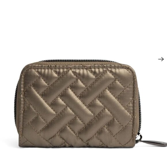 Lug Chipper Wristlet Pouch w RFID - Metallic Walnut NWT - Picture 4 of 4